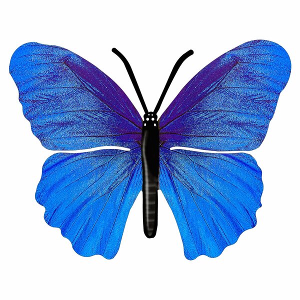 Next Innovations Blue Haze Large Butterfly Wall Art 101410077-BLUEHAZE